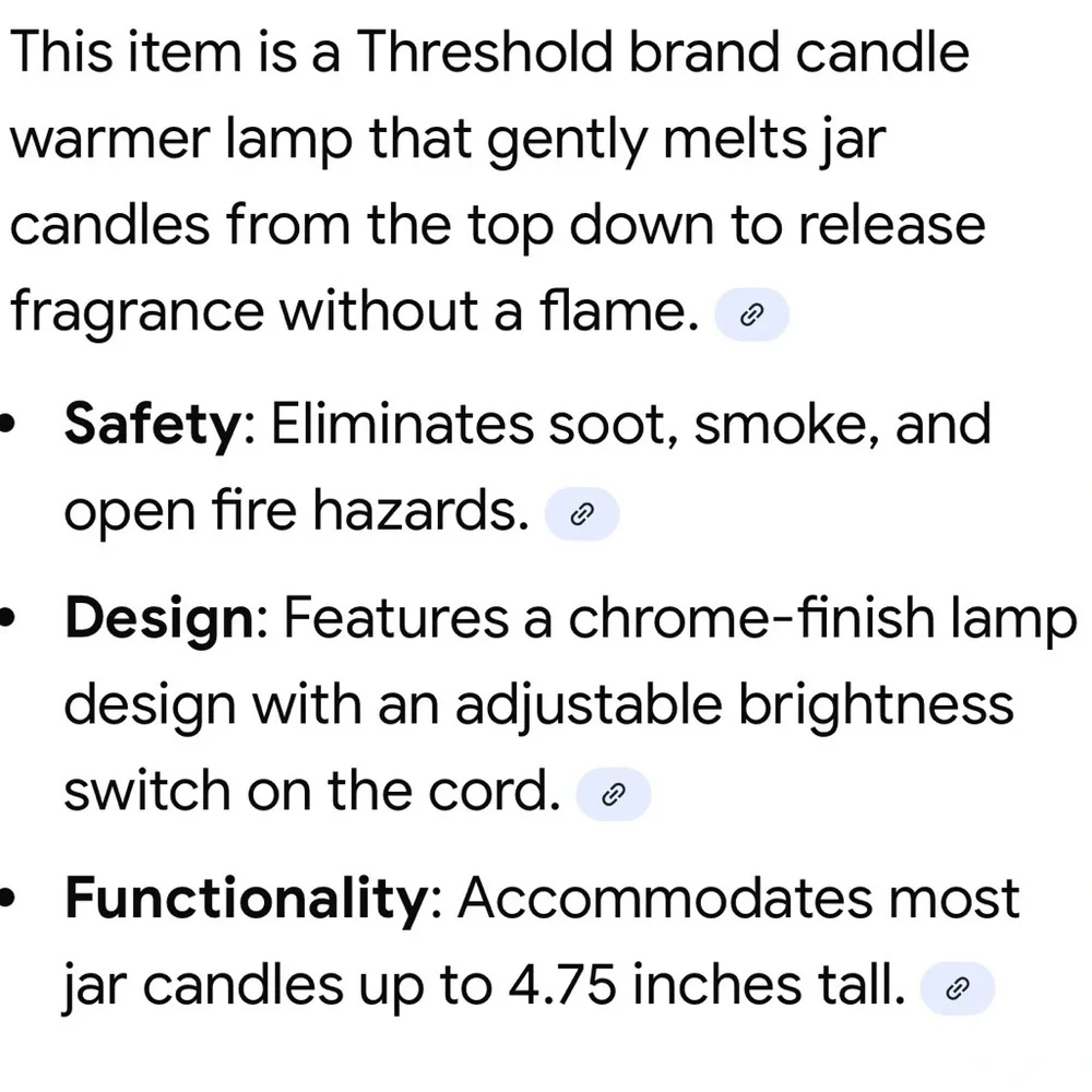 Threshold  Candle Warmer Lamp - Picture 3 of 3